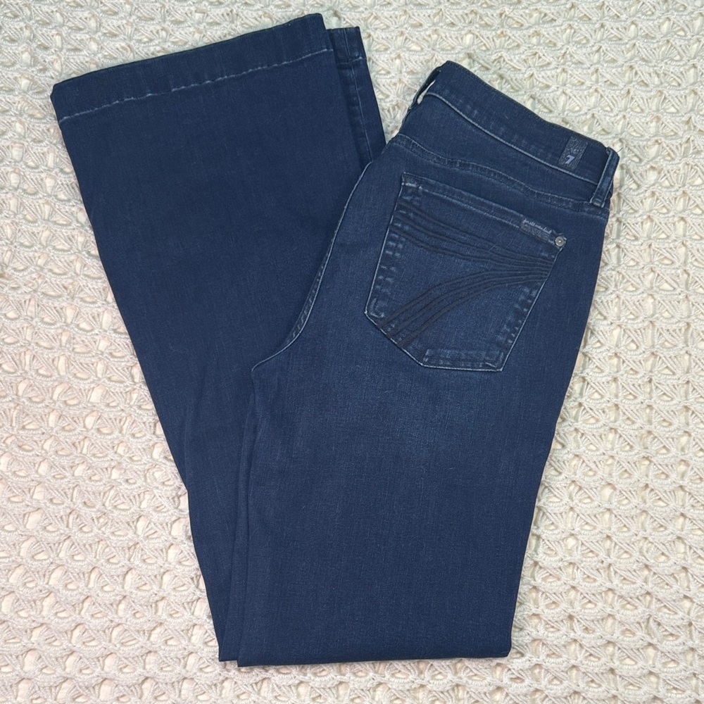 7 For All Mankind Dojo Dark Indigo Jeans - Stretch Comfort Fit